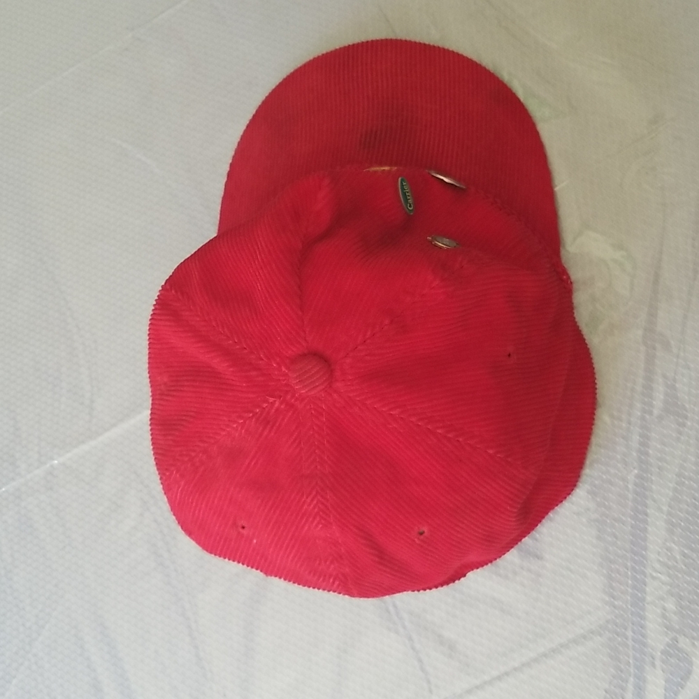 Corduroy 1970s Vintage Hat for Men with Vintage Pins - Picture 13 of 16